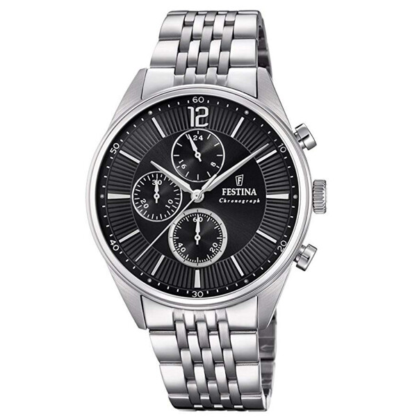 

Часы Festina F20285/4 Timeless Chronograph 41mm 5ATM