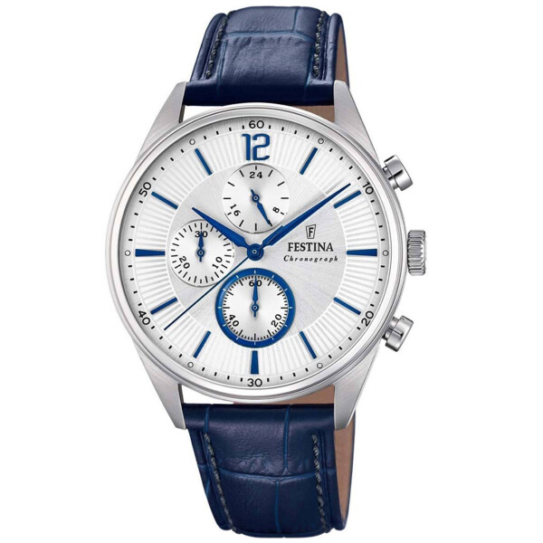 

Часы Festina F20286/1 Timeless Chronograph 41mm 5ATM