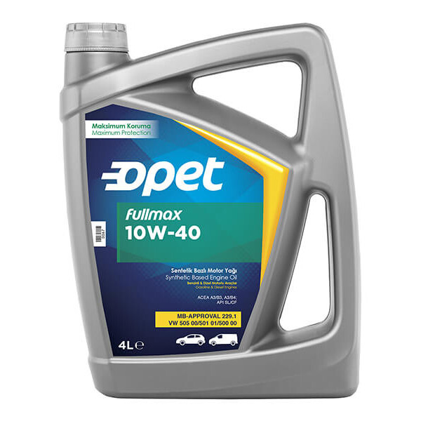 

Масло моторное Opet FULLMAX 10W-40 4л