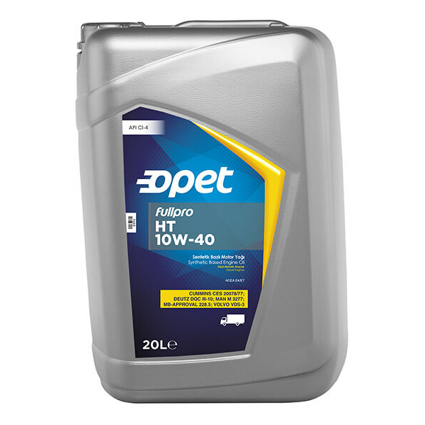 

Масло моторное Opet FULLPRO HT 10W-40 20л