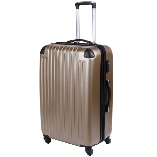 

Чемодан большой Wallaby пластиковый ABS 67(+6)х44х29(+3) цвет шампань в 6265-26ш