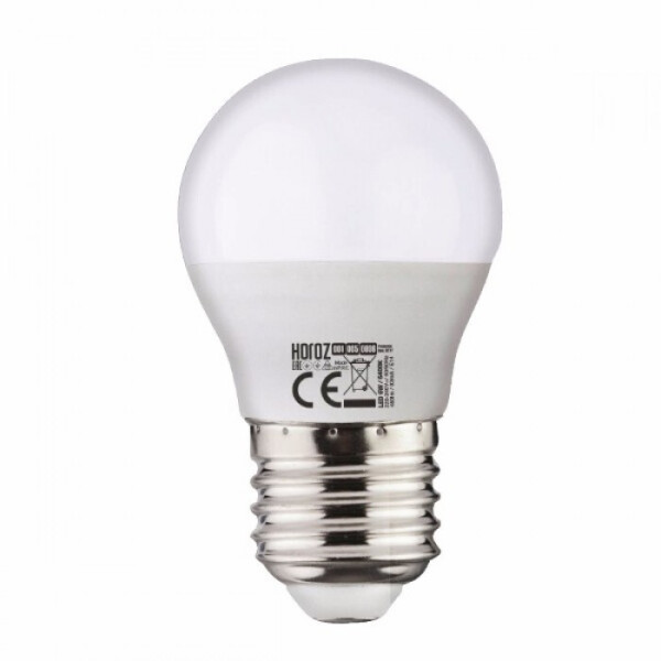 

LED лампа шарик G-45 6W 3000K E-27 HOROZ ELITE-6