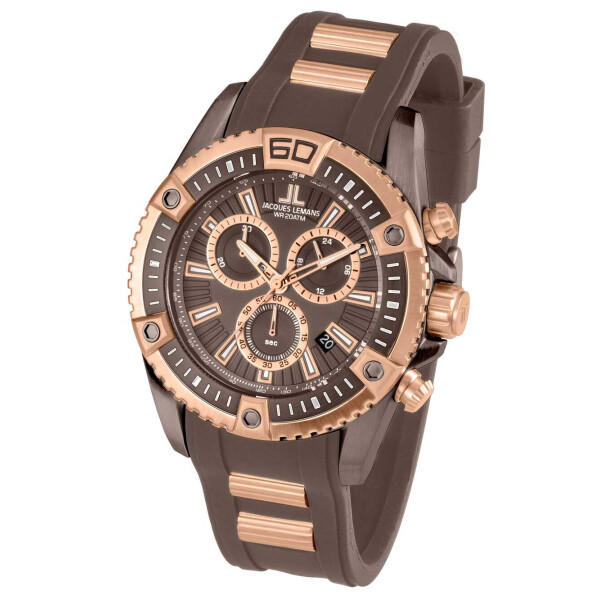 

Часы Jacques Lemans 1-1805F Liverpool Herren Chrono 46mm 20ATM