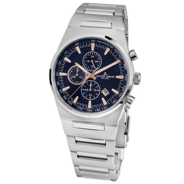 

Часы Jacques Lemans 1-1738B Manchester Damen Chrono 36mm 10ATM