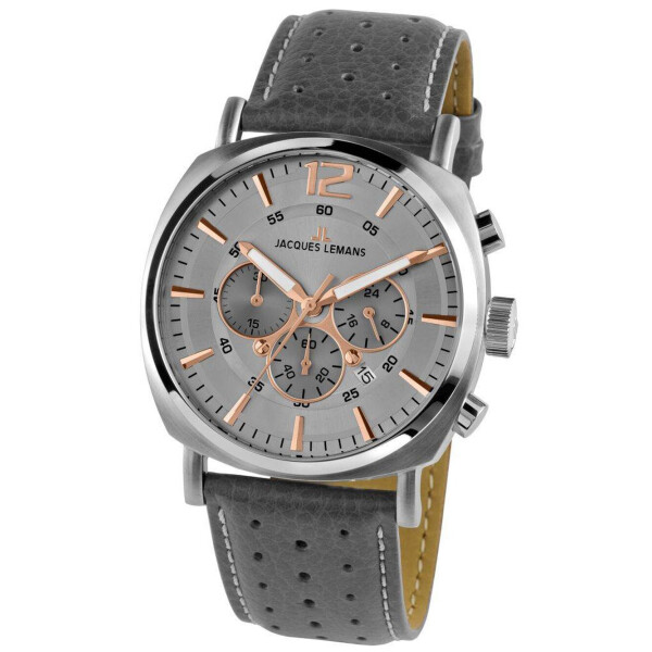 

Часы Jacques Lemans 1-1645.1L Lugano Chronograph 46mm 10ATM
