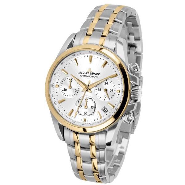 

Часы Jacques Lemans 1-1863ZF Liverpool Chronograph Damen 36mm 10ATM