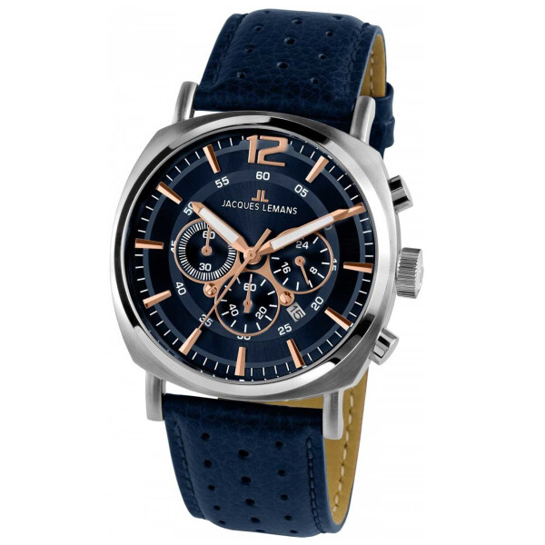 

Часы Jacques Lemans 1-1645I Lugano Herren Chrono 46mm 10ATM