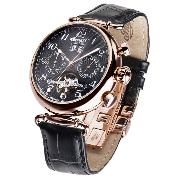 

Часы Ingersoll IN1319RBK Waldorf II Automatik 44mm 5ATM