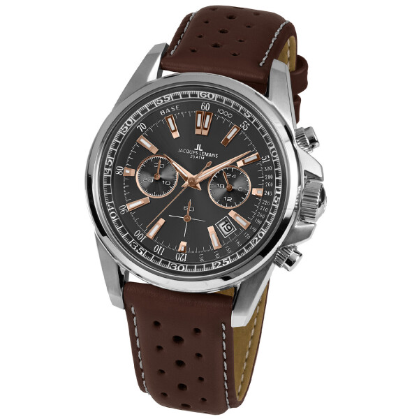 

Часы Jacques Lemans 1-1117.1WO Liverpool Chronograph 44mm 20ATM