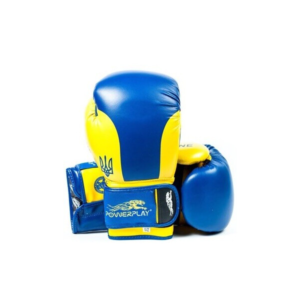 

Перчатки боксерские PowerPlay 3021 синие - 16 Oz