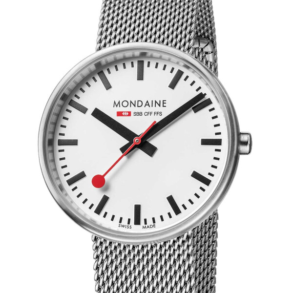 

Часы Mondaine A763.30362.16SBM SBB Mini-Giant Damen silber 35mm 3ATM