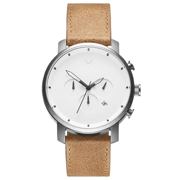 

Часы MVMT D-MC01-WT Chrono White Caramel Herren 45mm 5ATM