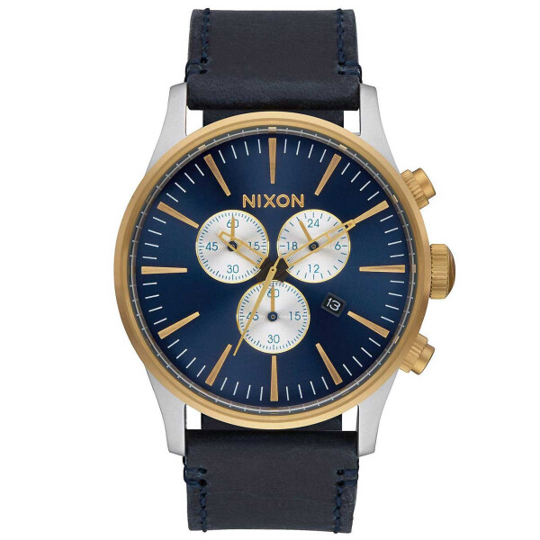 

Часы Nixon A405-1922 Herren Sentry Chrono Leather 42mm 10ATM