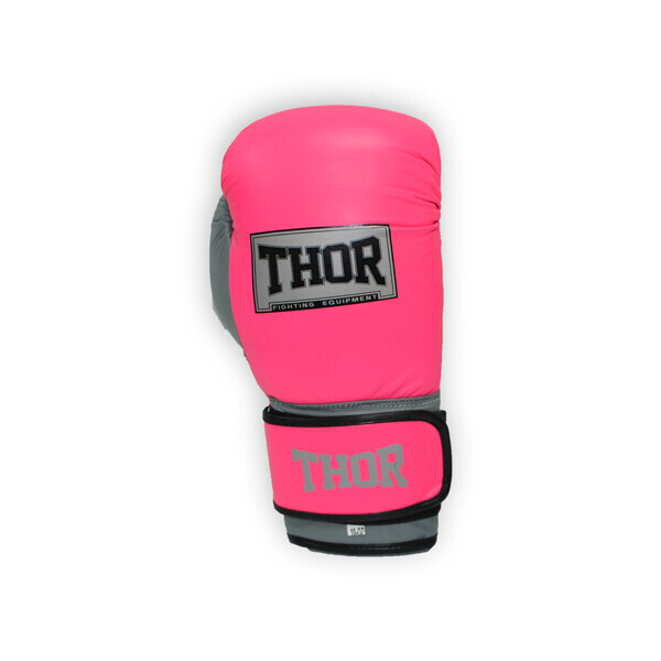 

Перчатки боксерские Thor Typhoon (8027/02(PU) Pink/Grey/W) - розово-бело-серые, 16oz