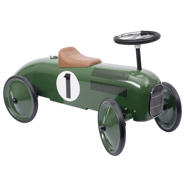 

Каталка-толокар Goki Ретро Болид, зеленая (14167)