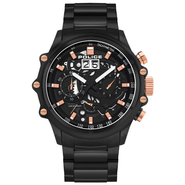 

Часы Police PL16018JSB.02M Luang Chronograph 48mm 10ATM