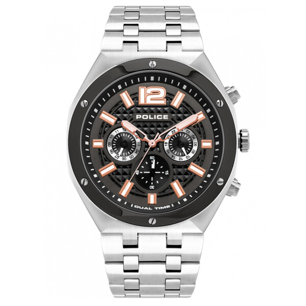

Часы Police PL15995JSTU.61M Kediri Dual-Time 46mm 5ATM