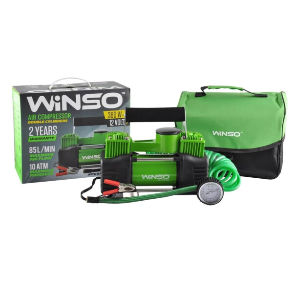 

Автокомпрессор Winso двухпоршневой 125000