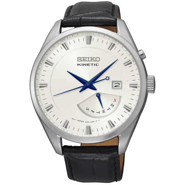 

Часы Seiko SRN071P1 Kinetic retrograde Tagesanzeige 42mm 100M