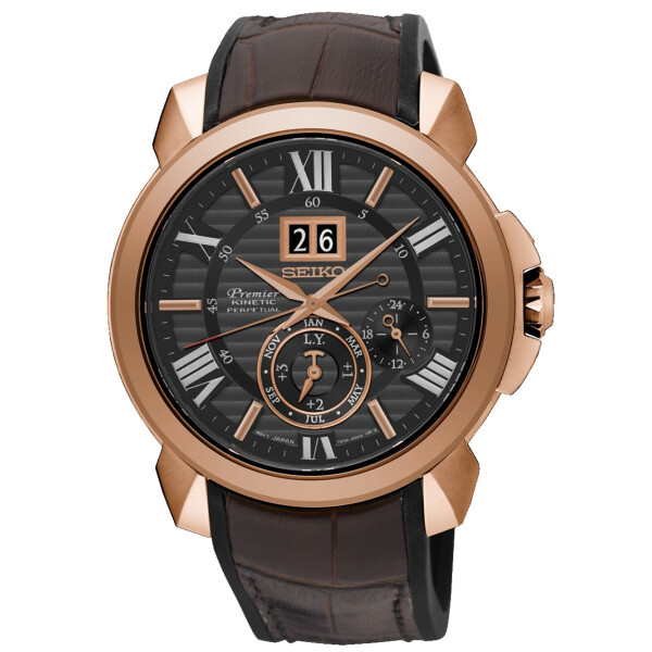 

Часы Seiko SNP146P1 Premier Kinetic Djokovic Herren 42mm 10ATM