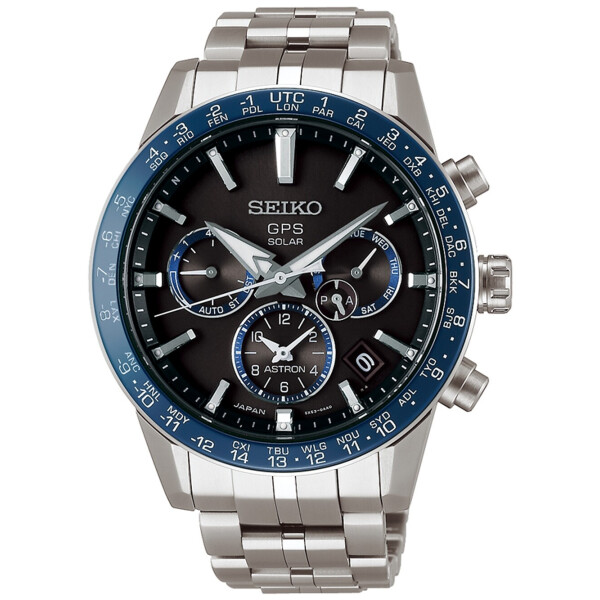 

Часы Seiko SSH001J1 Astron Solar Dual-Time 43mm 10ATM