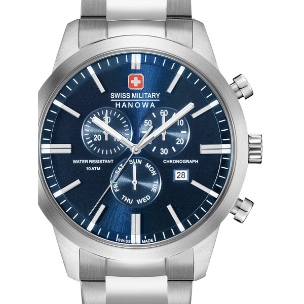 

Часы Swiss Military Hanowa 06-5308.04.003 Classic Chrono 44mm 10ATM
