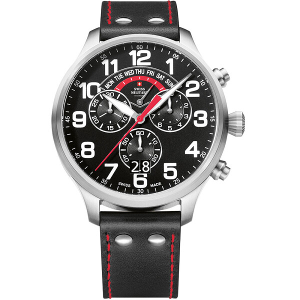 

Часы Swiss Military SM34038.01 Chronograph 46mm 10ATM