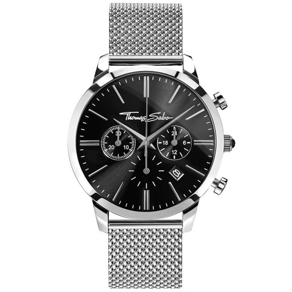 

Часы Thomas Sabo WA0245-201-203 Rebel Spirit Chrono Herren 42mm 5ATM