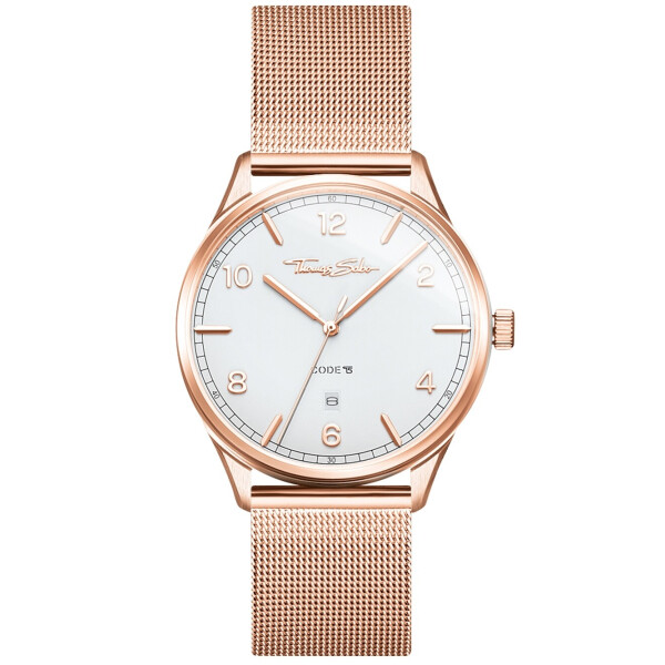 

Часы Thomas Sabo WA0341-265-202 Code TS RosГ©gold Unisex 40mm 3ATM