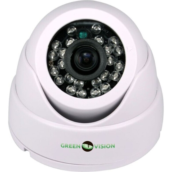 

Гибридная купольная камера для внутренней установки GreenVision GV-037-GHD-H-DIS20-20 1080p