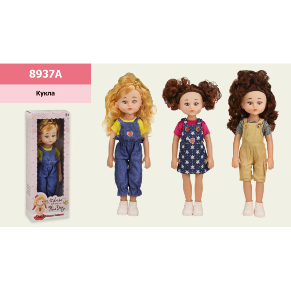 

Кукла 3 вида,муз, р-р игрушки – 39 см, в кор. 15,5*8,5*43 см /36-2/