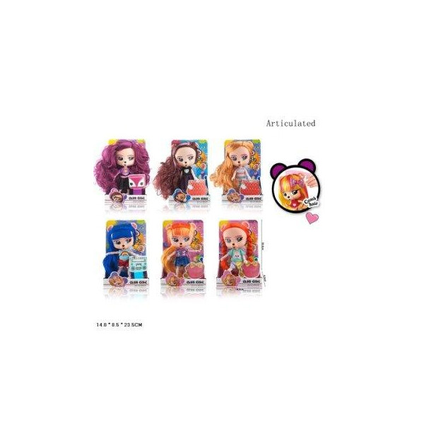 

Кукла 16см 01912 Club Chic Dolls 6в.кор.23,5*8,5*14,8 /72/