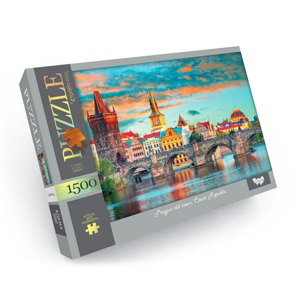 

Пазли 1500 ел. с.4 №7 "Prague old town, Czech Republic"