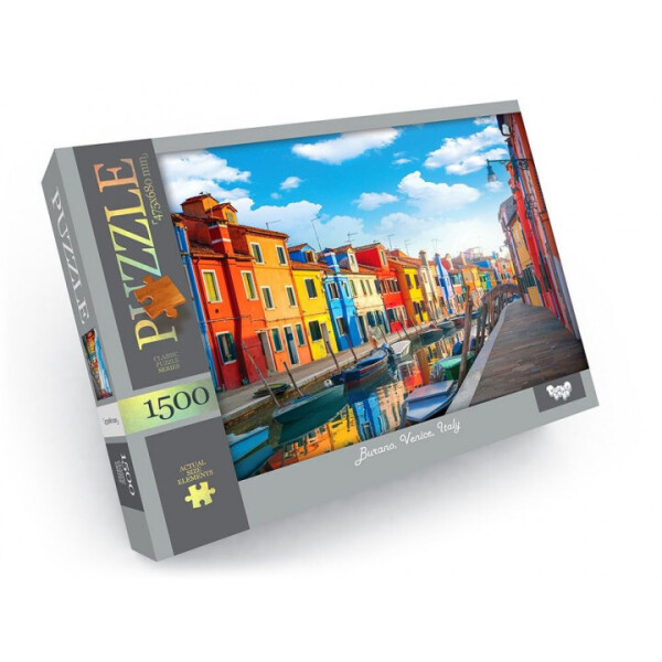 

Пазли 1500 ел. с.4 №6 "Burano, Venice, Italy"