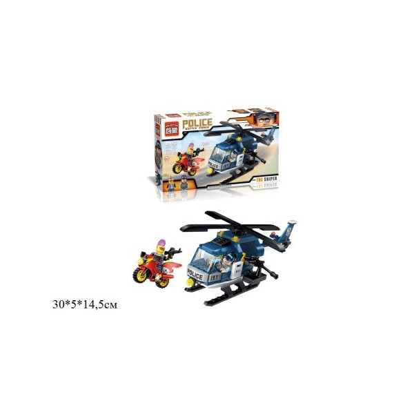 

Конструктор BRICK 1905 полиц.транспорт 157дет.распак.кор.30*5*14,5 ш.к./48/