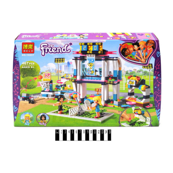 

Конструктор FRIENDS ''Стадион Стефани'' 384дет. в кор. 41x28x6,5см /24/