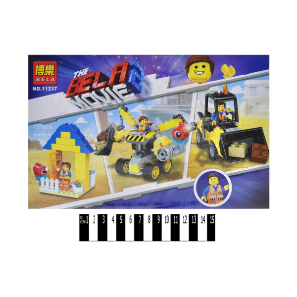 

Конструктор '' MOVIE 2 '' Набор строителя Эммета '' 131дет. 28 x 18 x 5,5см / 60 /