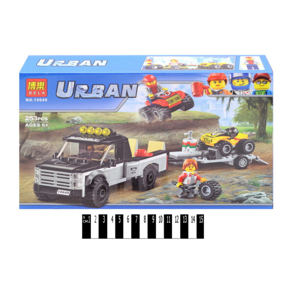 

Конструктор "URBAN" "Команда для перегонів" 253дет. 33,3*21*6см /48/