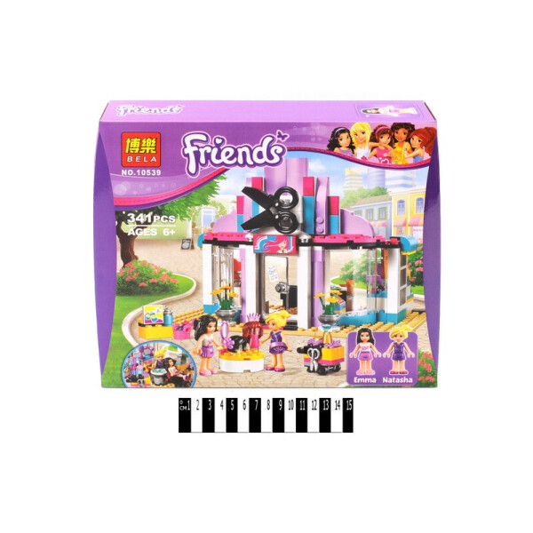 

Конструктор FRIENDS "Парикмахерская в Хартлейк-сити" 341дет. в кор. 31*28*6см /36-2/