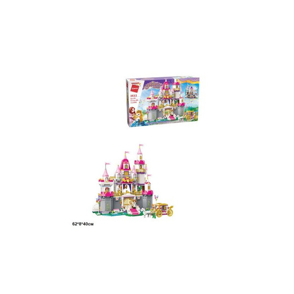 

Конструктор BRICK 2612 Princess Leah замок принцессы 940дет.спак.кор.62x8x40 /5/