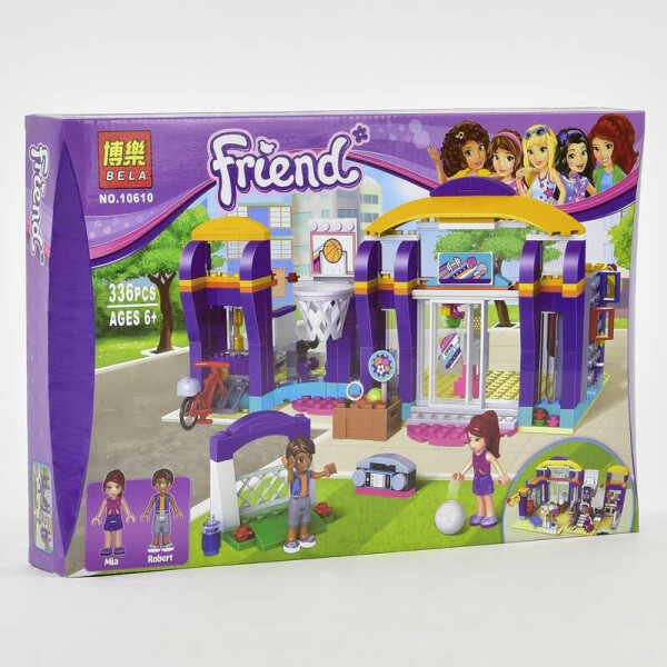 

Конструктор "FRIENDS" "Спортклуб" 336 дет. 39*27*6 см /24/
