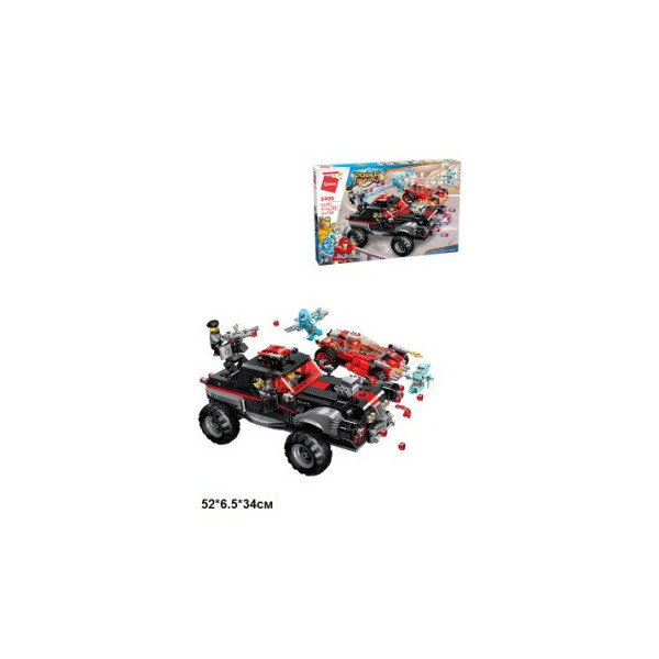 

Конструктор BRICK 3406 Power squad 730дет.распак.кор.52*6,5*34 /12/