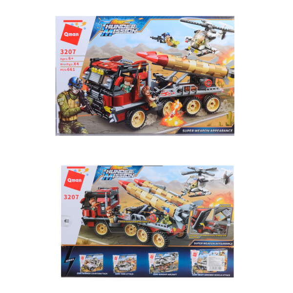 

Конструктор BRICK 3207 военная машина 661дет.распак.кор.52x6,5x34 /16/