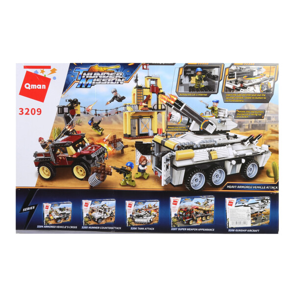 

Конструктор BRICK 3209 военная спецоперация 930дет.спак.кор.62*8*40 /5/