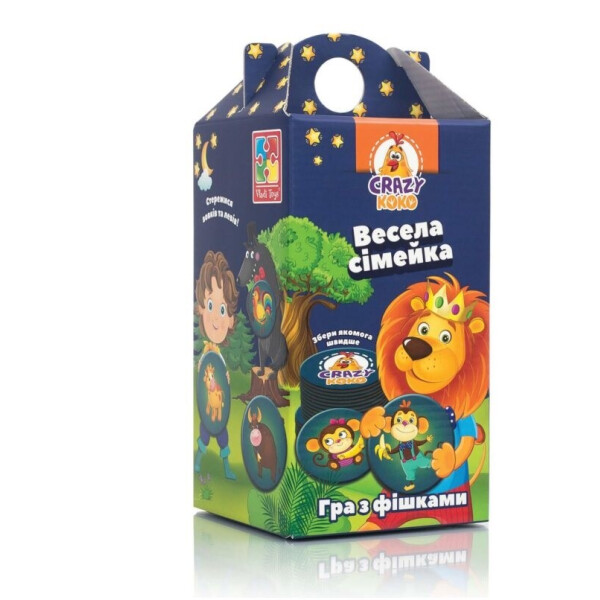 

Настольная игра Crazy Koko Веселая семейка Vladi Toys VT8033-04