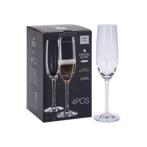 

Набор бокалов для шампанского EXCELLENT HOUSEWARE 4 шт., 180 мл (SR3000020)