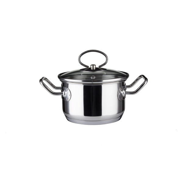 

Кастрюля с крышкой VINZER Mini Ø 12 см 0.8 л [89086]