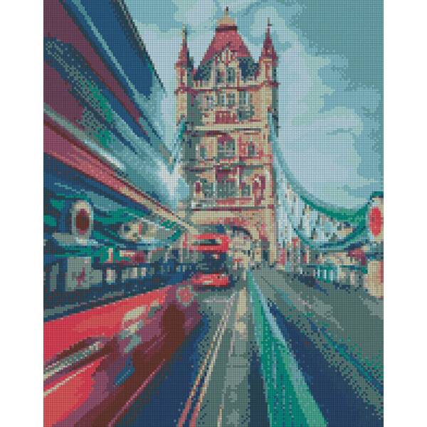 

Алмазная мозаика "Дорогами Лондона" 40*50 см AM6042