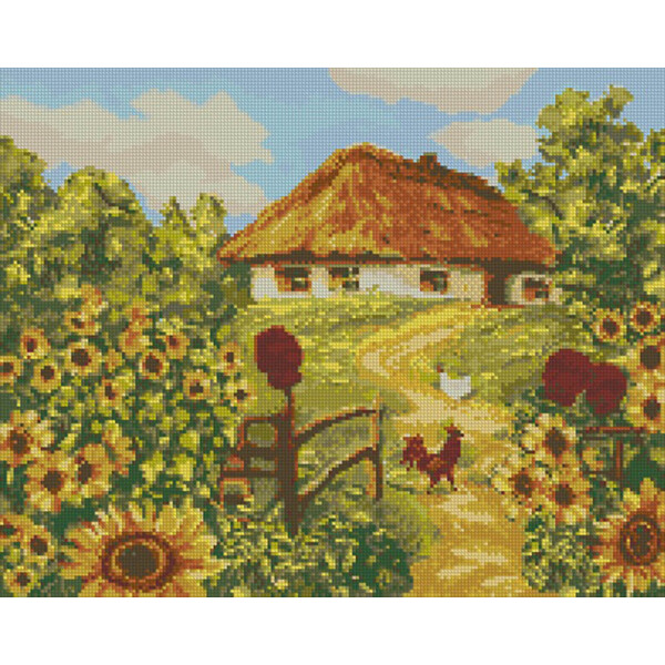 

Алмазная мозаика "В гостях у бабушки" 40*50см AM6048