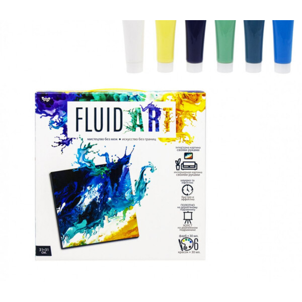 

Набор креативного творчества "Fluid ART" FA-01-01-2-3-4-5 ( FA-01-02)